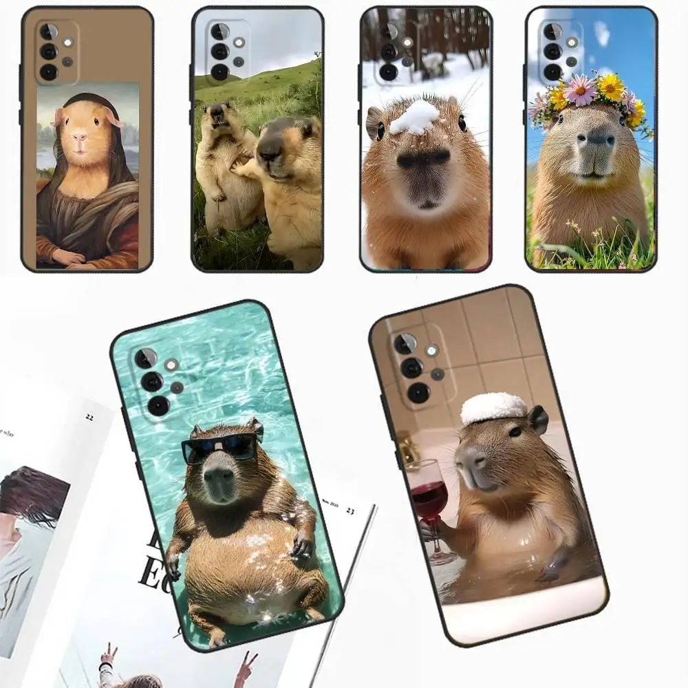 Funny Cute Pet Capybara Phone Case For Samsung Galaxy A13,A21s,A22,A31,A32,A52,A53,A71,A80,A91 Soft Black Phone Cover
Funny Cute Pet Capybara Phone Case For Samsung Galaxy A13,A21s,A22,A31,A32,A52,A53,A71,A80,A91 Soft Black Phone Cover