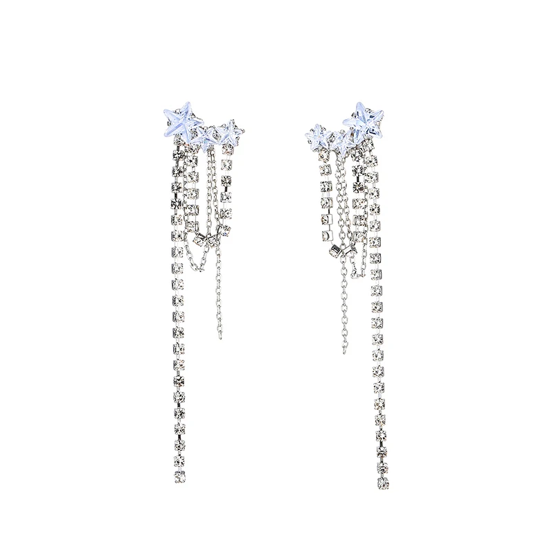 Eardrop For Women Pentagram Zirconia Earrings 2024 Flash Diamond Tassel Long Jewelry Girls Gifts
Eardrop For Women Pentagram Zirconia Earrings 2024 Flash Diamond Tassel Long Jewelry Girls Gifts