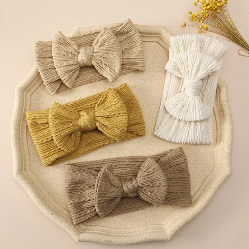 Girls Hair Bows Headband For Children Turban Baby Hairbands Cable Knit Newborns Elastic Bands Toddler Headdress Hair Accessories
Girls Hair Bows Headband For Children Turban Baby Hairbands Cable Knit Newborns Elastic Bands Toddler Headdress Hair Accessories