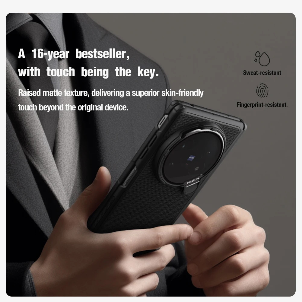 Nillkin For Vivo X Fold 5 5G Case Super Frosted Shield Prop Fold TPU Frame Full Cover Camera Stand Lens Protection Cover
Nillkin For Vivo X Fold 5 5G Case Super Frosted Shield Prop Fold TPU Frame Full Cover Camera Stand Lens Protection Cover