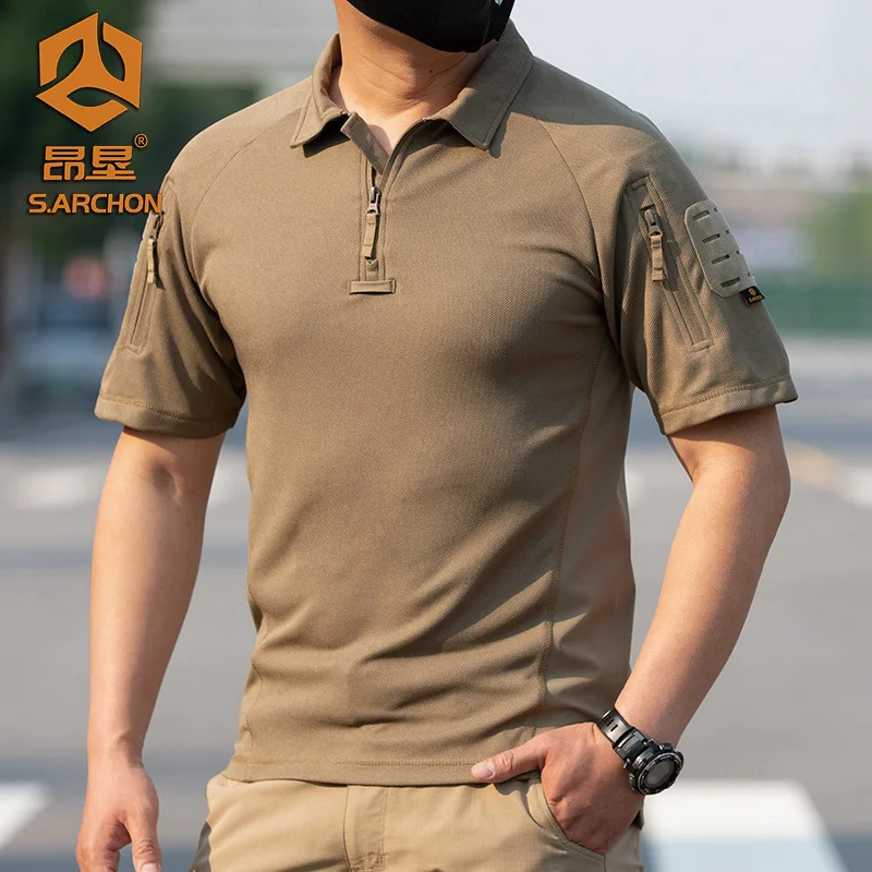 Летняя футболка-поло, тактическая походная футболка для кемпинга, высокоэластичная, быстросохнущая, воротник на молнии, планка с карманом на молнии, волшебная лента
Летняя футболка-поло, тактическая походная футболка для кемпинга, высокоэластичная, быстросохнущая, воротник на молнии, планка с карманом на молнии, волшебная лента