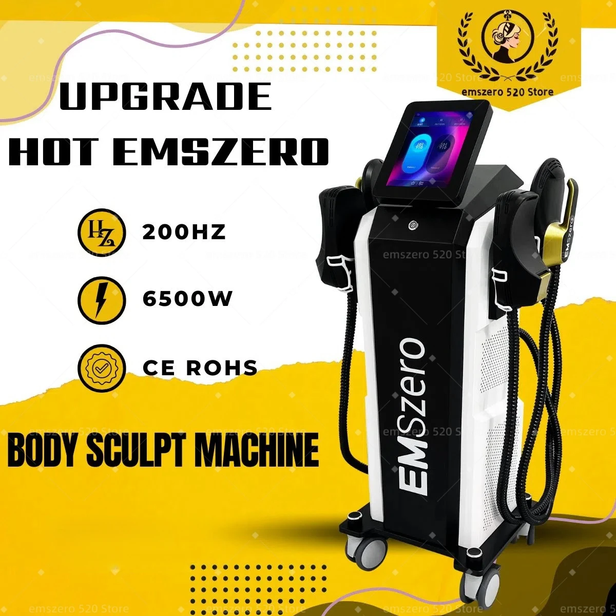 Emszero Neo прибор для похудения 6500 Вт 200 Гц Hi-emt Nova прибор для стимуляции мышц тазового дна
Emszero Neo прибор для похудения 6500 Вт 200 Гц Hi-emt Nova прибор для стимуляции мышц тазового дна