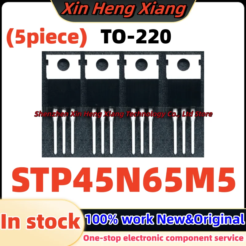 (5pcs) STP45N65M5 45N65M5 TO-220
(5pcs) STP45N65M5 45N65M5 TO-220