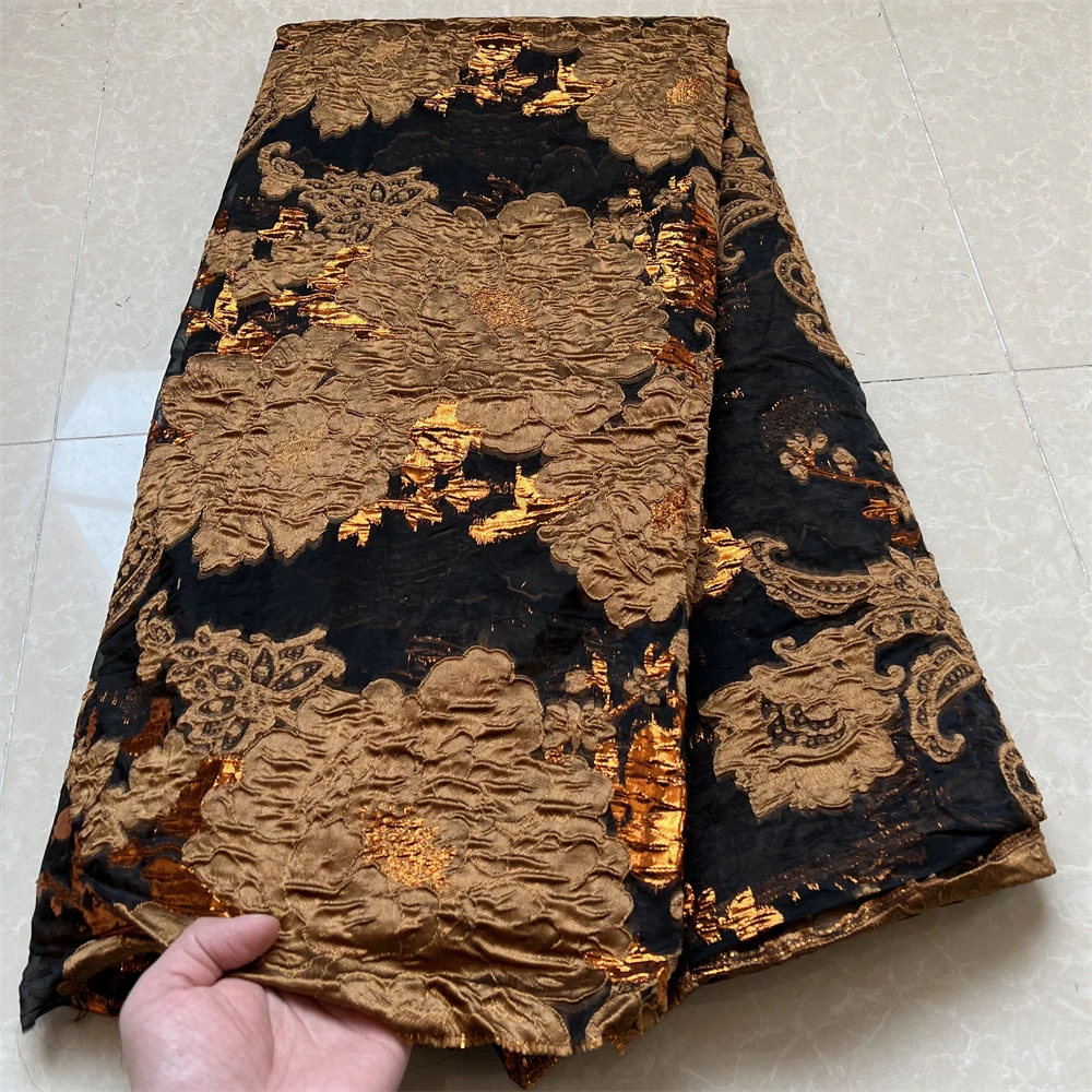 2025 Высокое качество африканский нигерийский тюль кружевная ткань органза вышивка гипюровое вечернее платье парчовое жаккардовое платье 5 ярдов ZP146 
2025 Высокое качество африканский нигерийский тюль кружевная ткань органза вышивка гипюровое вечернее платье парчовое жаккардовое платье 5 ярдов ZP146