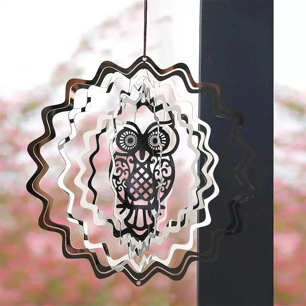Flowing Effect Wind Chimes Kinetic 3D Wind Spinner Catcher Stainless Steel Rotate Hook Sculptures for Outdoor Yard Garden
Flowing Effect Wind Chimes Kinetic 3D Wind Spinner Catcher Stainless Steel Rotate Hook Sculptures for Outdoor Yard Garden