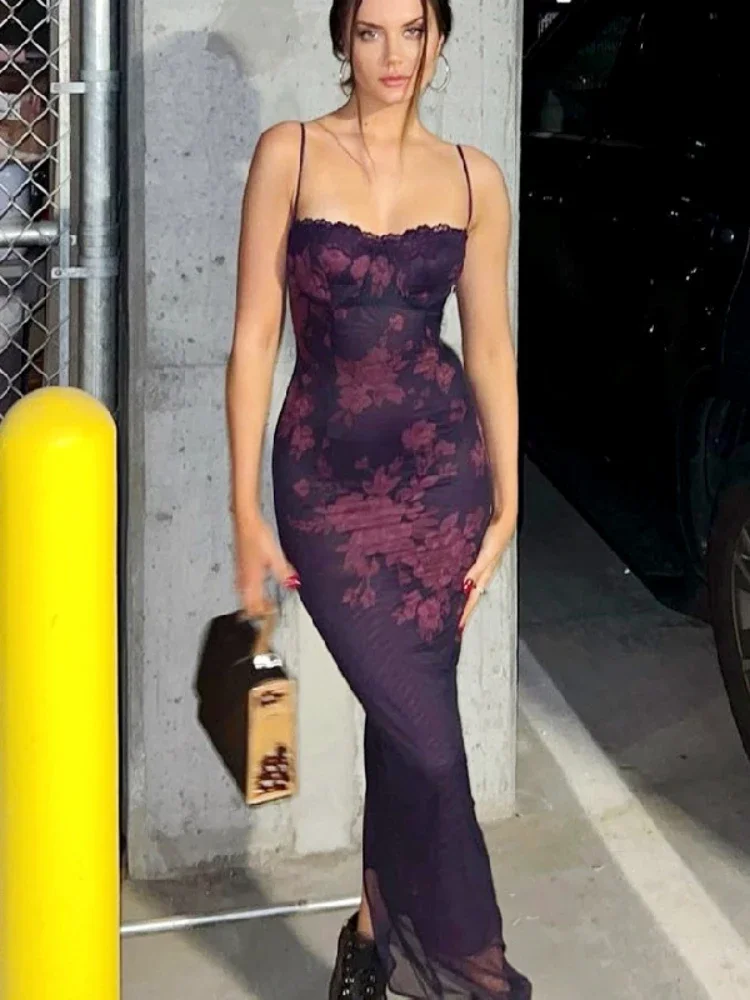 Summer Lace-Up Slit Streetwear Purple Floral Bodycon Dress Printed Vintage Midi Sexy Dress High Waist Sleeveless Women Clothing
Summer Lace-Up Slit Streetwear Purple Floral Bodycon Dress Printed Vintage Midi Sexy Dress High Waist Sleeveless Women Clothing