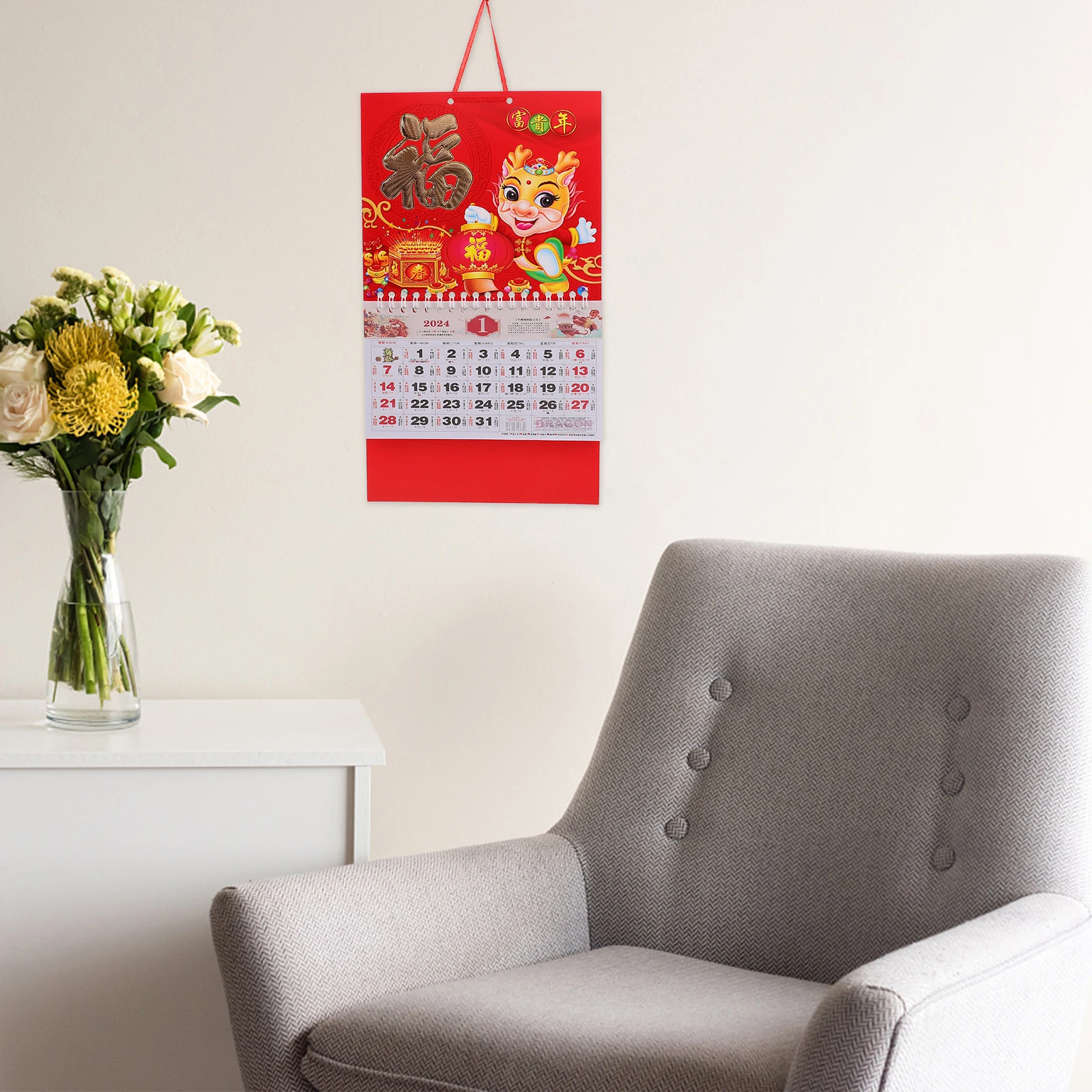6pcs Printed Office Calendar Blessing Character Wall Calendar Lunar Hanging Clear Home Office Daily Planner Traditional
6pcs Printed Office Calendar Blessing Character Wall Calendar Lunar Hanging Clear Home Office Daily Planner Traditional