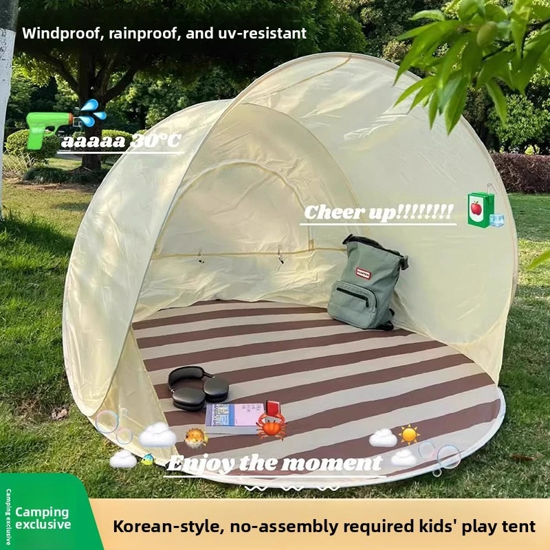 Korean Outdoor Tent Portable Folding One-Click Opening & Closing Camping Tent with Sun Protection Awning for Beach
Korean Outdoor Tent Portable Folding One-Click Opening & Closing Camping Tent with Sun Protection Awning for Beach