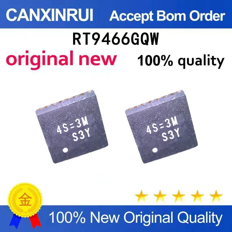 (5-100 pieces)Brand new original RT9466GQW silk screen 4S=beginning WQFN-24 switch battery charger
(5-100 pieces)Brand new original RT9466GQW silk screen 4S=beginning WQFN-24 switch battery charger