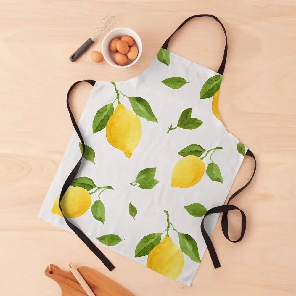 Bright yellow watercolor lemons seamless pattern Apron New year's cleanings Apron
Bright yellow watercolor lemons seamless pattern Apron New year's cleanings Apron