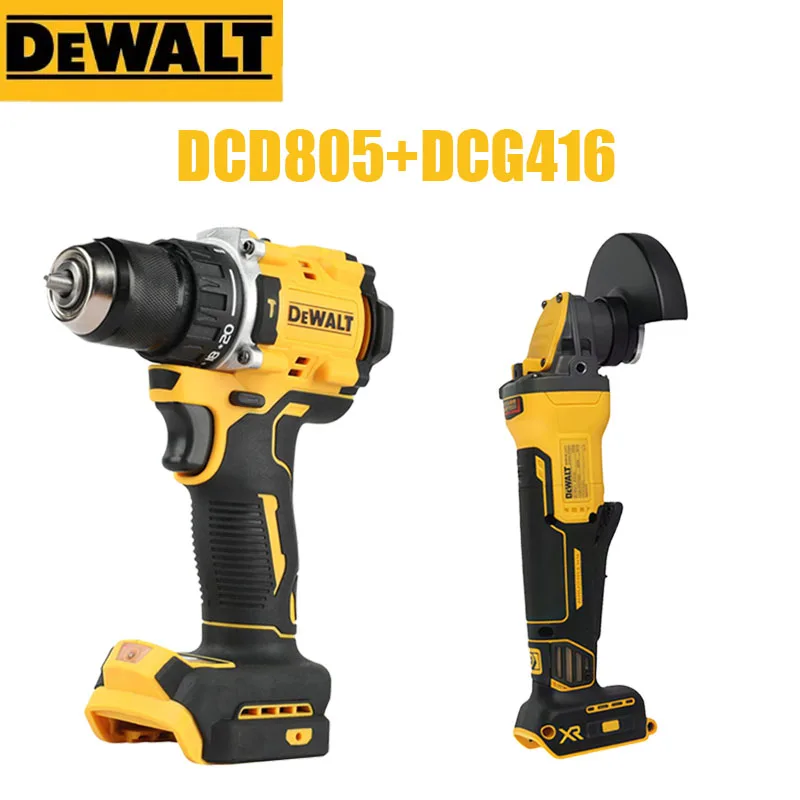 Набор электроинструментов DEWALT: угловая шлифмашина DCG416 и дрель-шуруповерт DCD805, 20В, бесщеточные, аккумуляторные
Набор электроинструментов DEWALT: угловая шлифмашина DCG416 и дрель-шуруповерт DCD805, 20В, бесщеточные, аккумуляторные