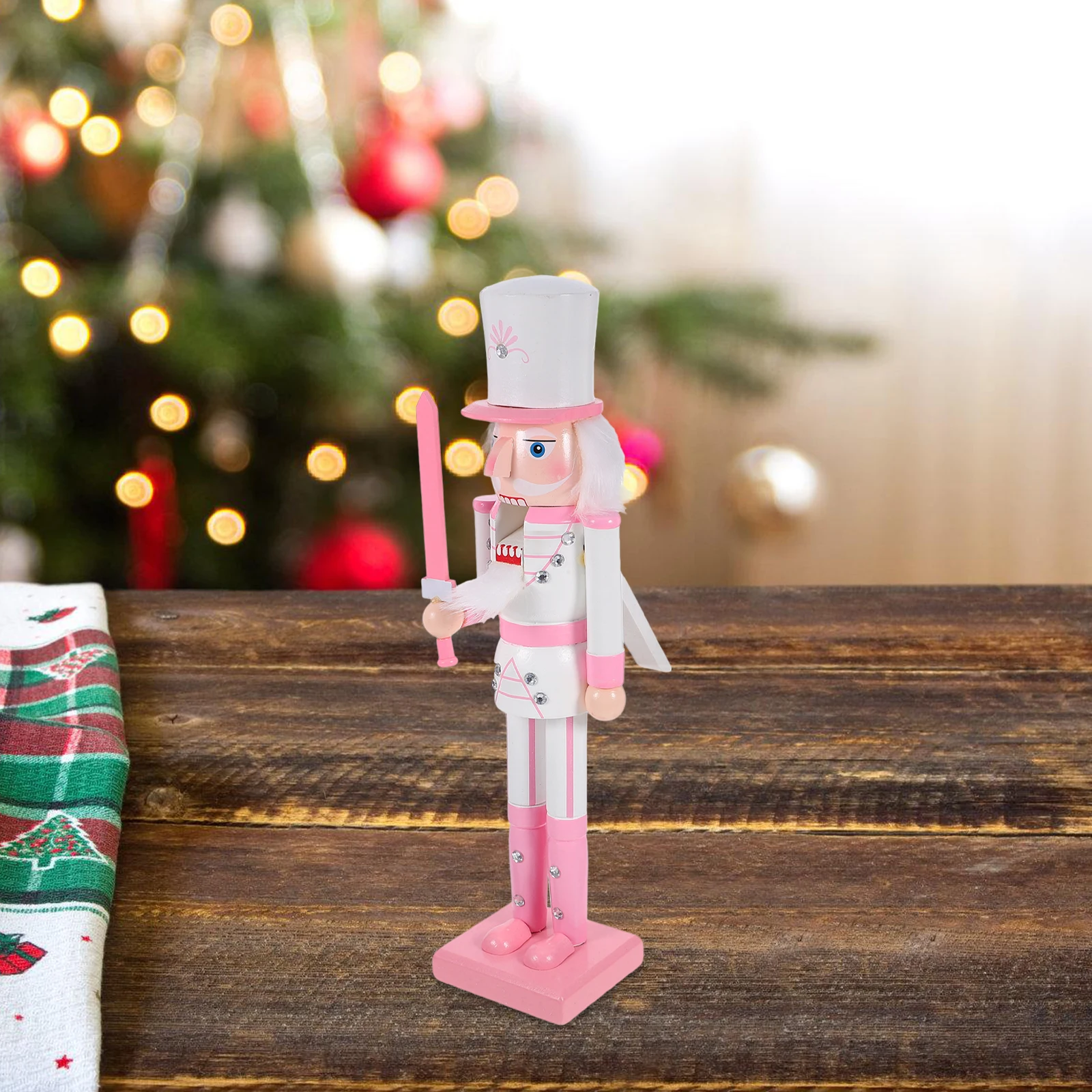 Christmas Nutcracker Figure Wooden Soldier Craft Festive Home Decor for Living Room Desktop Window Xmas Party Supplies
Christmas Nutcracker Figure Wooden Soldier Craft Festive Home Decor for Living Room Desktop Window Xmas Party Supplies