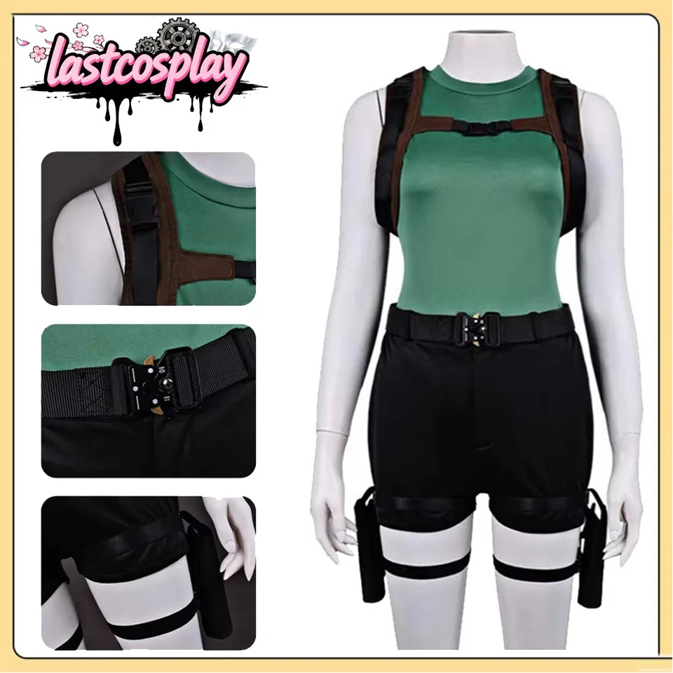 Lara Croft Cosplay Costume Movie Tomb Fantasy Raider Roleplay Women Clothing Outfit Halloween Carnival Party Dress Up Clothing
Lara Croft Cosplay Costume Movie Tomb Fantasy Raider Roleplay Women Clothing Outfit Halloween Carnival Party Dress Up Clothing