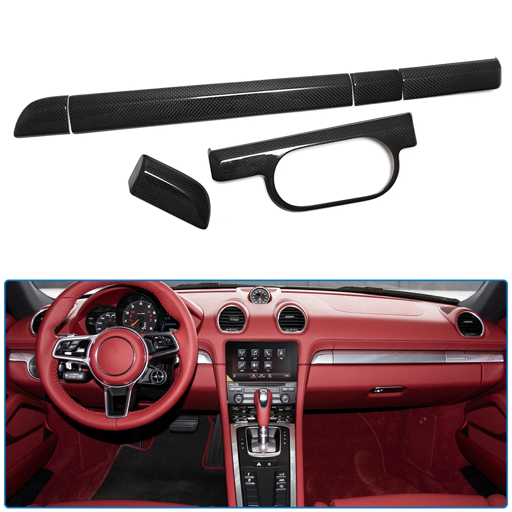 For Porsche 718 GTS GT4 Cayman Boxster S Spyder RS 2013 2014-2024 Door Panel Strip Interior Dry Carbon Fiber Car Trim
For Porsche 718 GTS GT4 Cayman Boxster S Spyder RS 2013 2014-2024 Door Panel Strip Interior Dry Carbon Fiber Car Trim