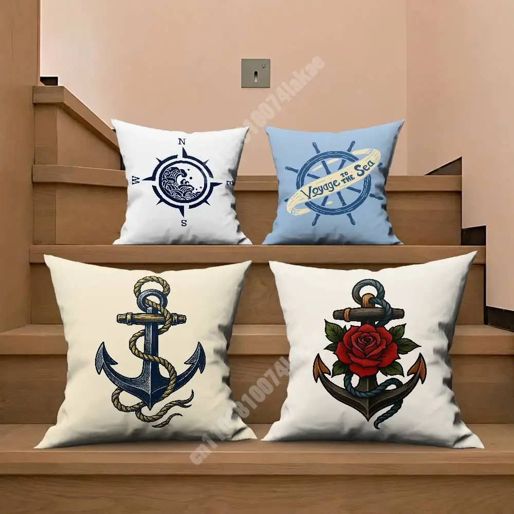 Compass Anchor Nautical Sailor Captain Pillow Cover Cushion Case Sofa Couch Home Gaming Room Decoration
Compass Anchor Nautical Sailor Captain Pillow Cover Cushion Case Sofa Couch Home Gaming Room Decoration
