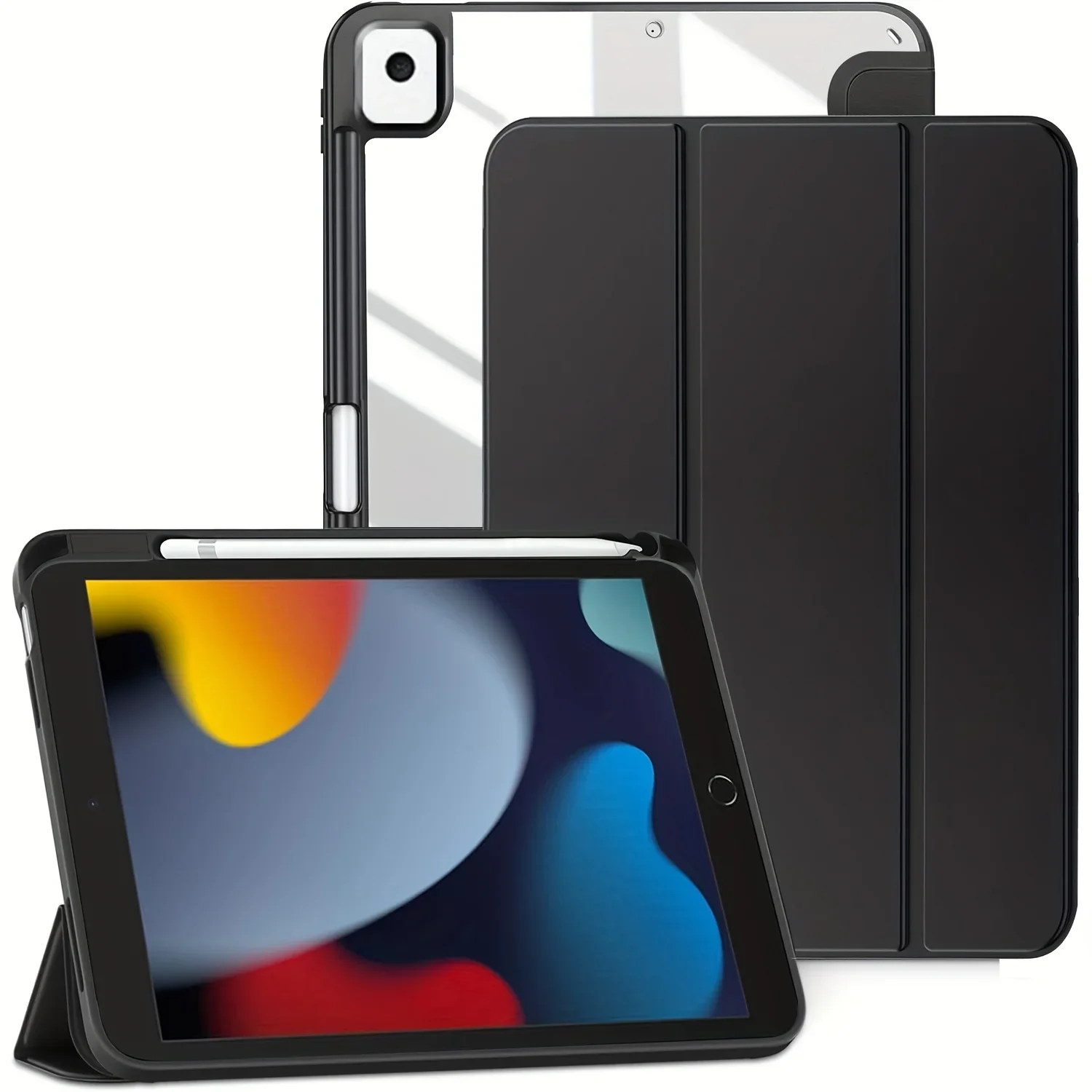 Flip Tablet Cover For iPad 10.2 inch 7th 8th 9th Gen 2019/2020/2021 Air 3 2019 Pro 10.5 inch Acylic Back Case With Pencil Holder
Flip Tablet Cover For iPad 10.2 inch 7th 8th 9th Gen 2019/2020/2021 Air 3 2019 Pro 10.5 inch Acylic Back Case With Pencil Holder
