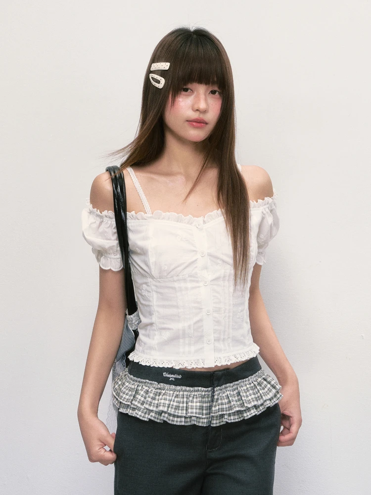 Летний топ Wedhub Sweet Sle Bubble Sve с открытыми плечами из хлопка, уникальный, красивый, для миниатюрных, удобный
Летний топ Wedhub Sweet Sle Bubble Sve с открытыми плечами из хлопка, уникальный, красивый, для миниатюрных, удобный