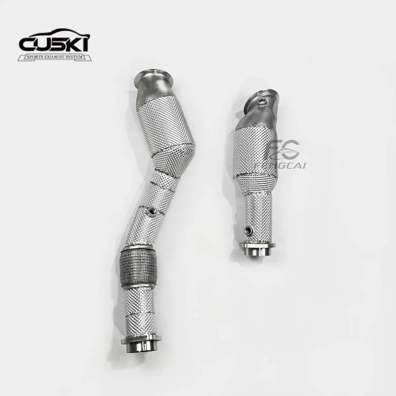 Suitable for high-performance exhaust components of 2019 BMW X3M 3.0T S58 stainless steel catalytic converter exhaust downspout
Suitable for high-performance exhaust components of 2019 BMW X3M 3.0T S58 stainless steel catalytic converter exhaust downspout