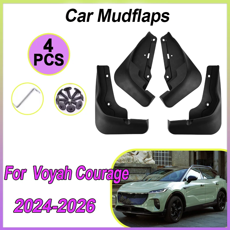 Car Mud Flaps For VOYAH Courage 2025 Accessories 2024 2026 Anti-scratch Wheel Mudflaps Splash Guards Mud Fender Car Accessories
Car Mud Flaps For VOYAH Courage 2025 Accessories 2024 2026 Anti-scratch Wheel Mudflaps Splash Guards Mud Fender Car Accessories