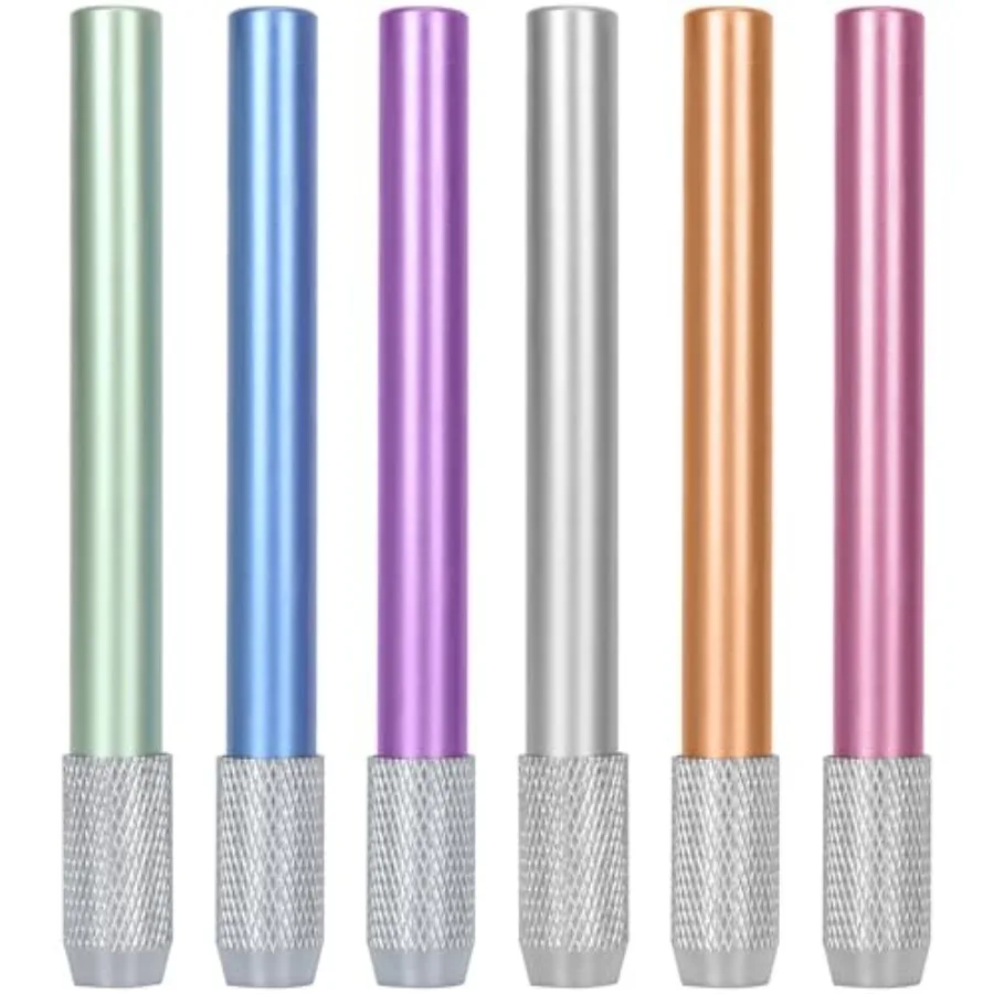 Aluminum Assorted Colors Pencil Lengthener Pencil Holder for Colored Pencils in Regular Size 6 Pcs
Aluminum Assorted Colors Pencil Lengthener Pencil Holder for Colored Pencils in Regular Size 6 Pcs