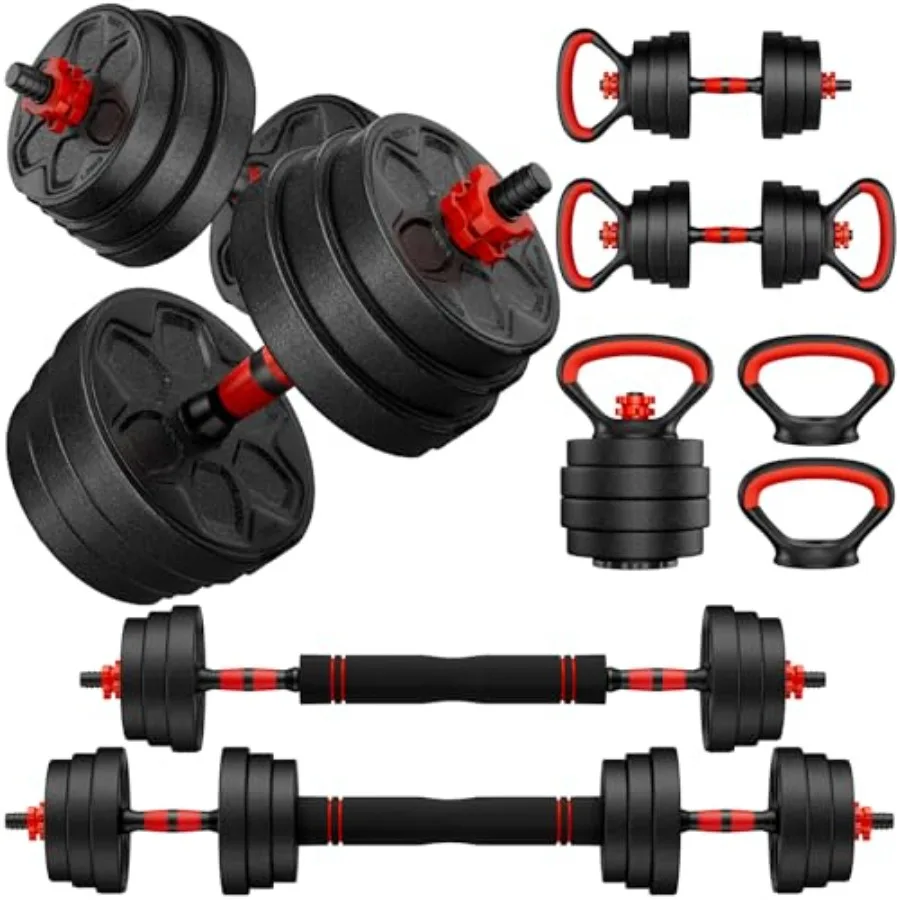 Adjustable Dumbbell Set 20/33/45/70/90lbs Free Weight Set with Connector 4 in1 Dumbbells for Home Gym Black Steel Adjustable We
Adjustable Dumbbell Set 20/33/45/70/90lbs Free Weight Set with Connector 4 in1 Dumbbells for Home Gym Black Steel Adjustable We