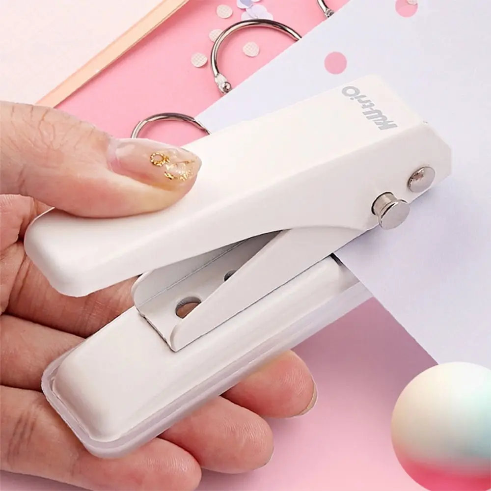 Portable Single Hole Round Hole Puncher Scrapbooking Handmade Hole Puncher DIY Loose-leaf Hole Puncher Stationery
Portable Single Hole Round Hole Puncher Scrapbooking Handmade Hole Puncher DIY Loose-leaf Hole Puncher Stationery