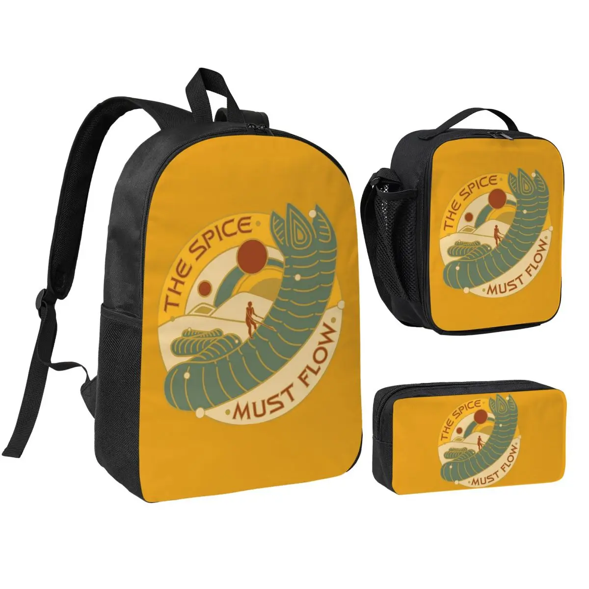 The Spice Must Flow Backpack Student BookBag School Bag Shoulder Bags 3ps Insulated Lunch Bag Pencil Case
The Spice Must Flow Backpack Student BookBag School Bag Shoulder Bags 3ps Insulated Lunch Bag Pencil Case