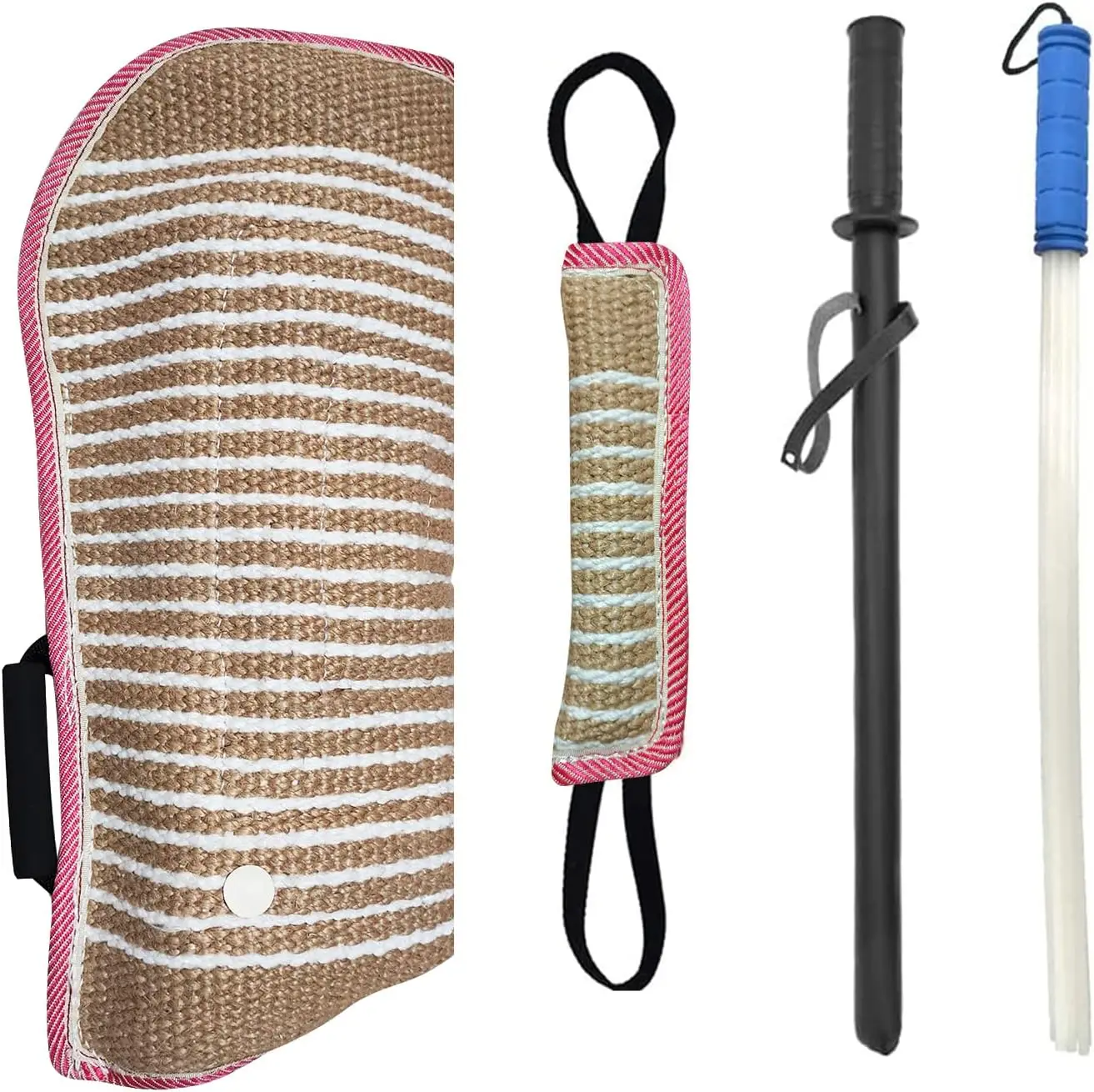 Professional Dog Bite Training Set - Tough Sleeve for K9, Pitbull, German Shepherd (4 Pack)
Professional Dog Bite Training Set - Tough Sleeve for K9, Pitbull, German Shepherd (4 Pack)