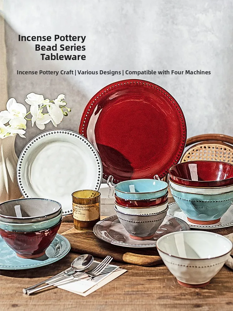 Modern Housewife Kiln Change Dining Set Home Use New 2025 High Aesthetic Value Bowl Plate Dish Rice Bowl Soup Noodle Bowl Plate
Modern Housewife Kiln Change Dining Set Home Use New 2025 High Aesthetic Value Bowl Plate Dish Rice Bowl Soup Noodle Bowl Plate