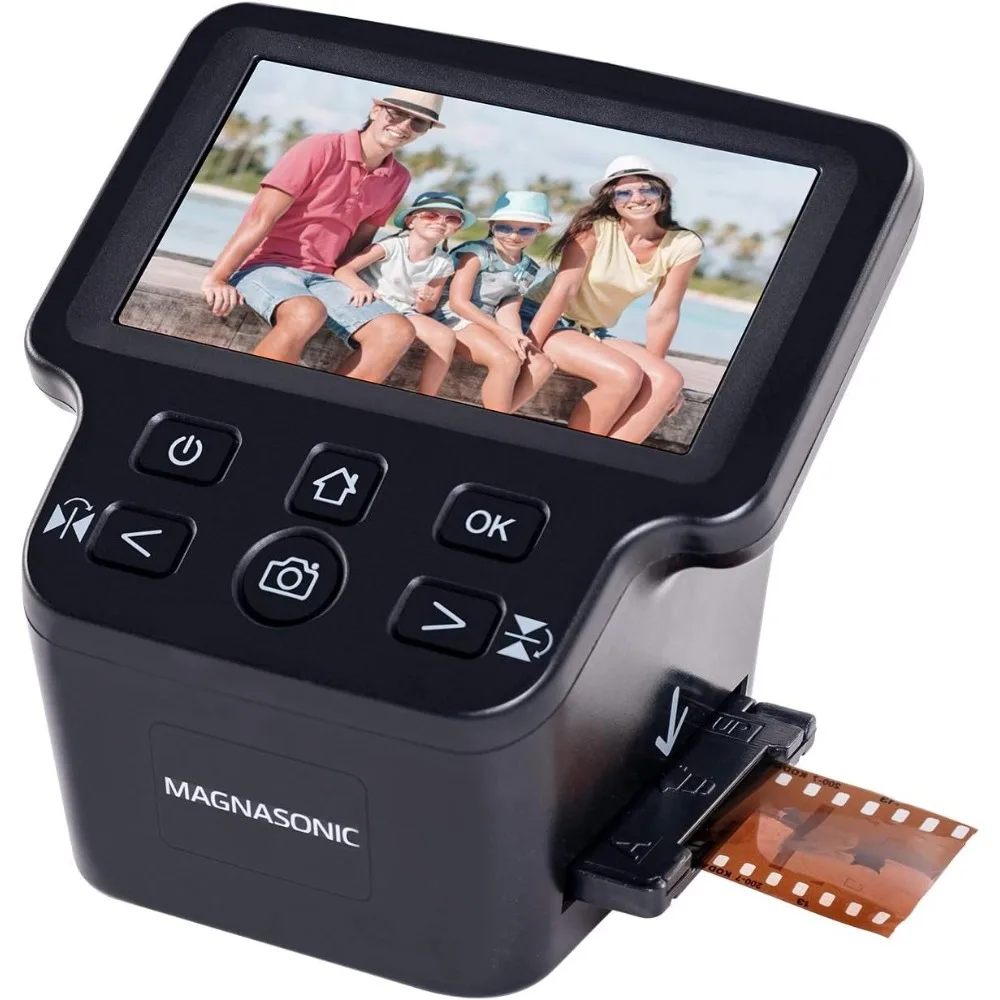 All-in-One 24MP Film Scanner with Large 5" Display & HDMI, Converts 35mm/126/110/Super 8 Film
All-in-One 24MP Film Scanner with Large 5" Display & HDMI, Converts 35mm/126/110/Super 8 Film