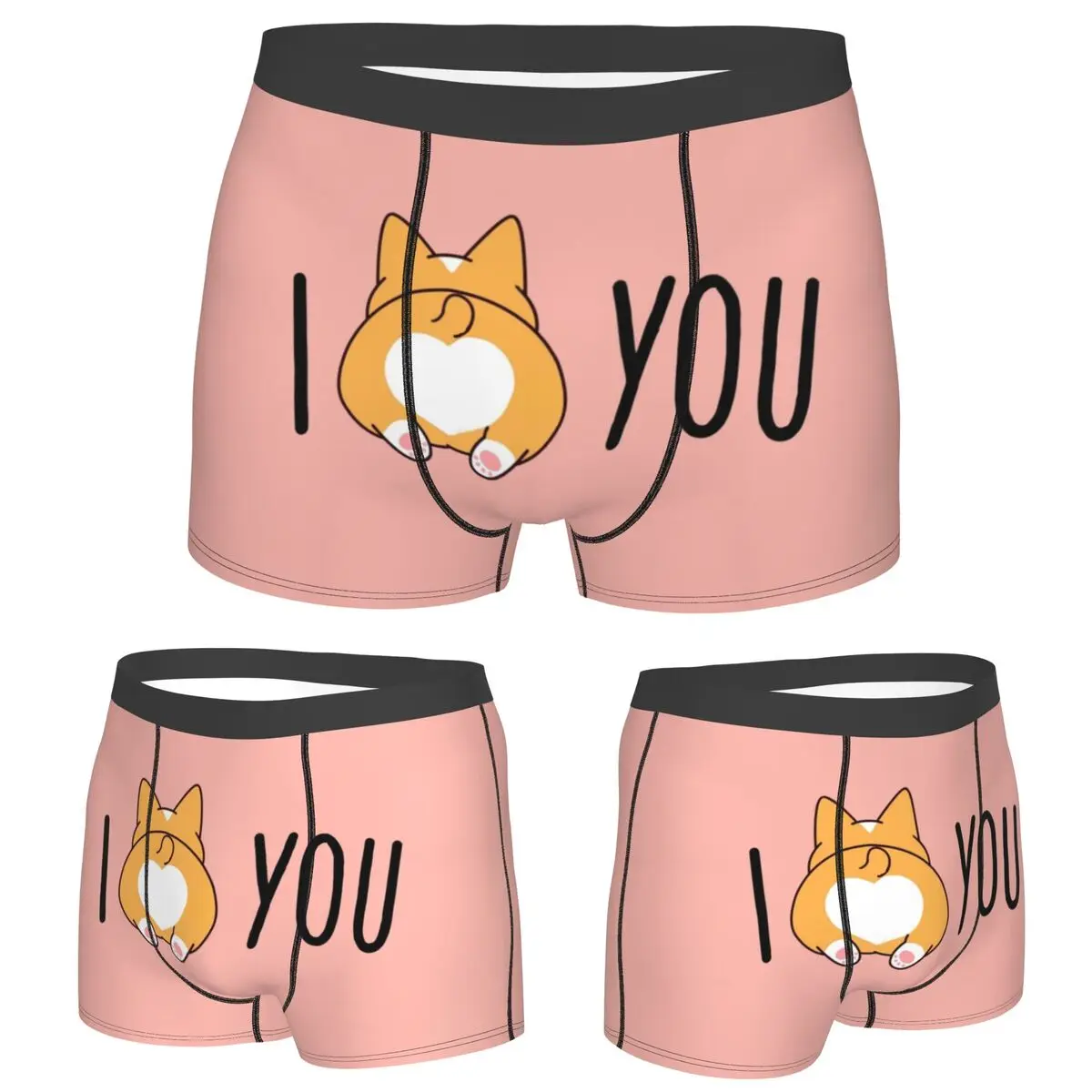 Boxer Underpants Shorts Corgi Butt Panties Male Ventilate Underwear for Homme Man Boyfriend Gift
Boxer Underpants Shorts Corgi Butt Panties Male Ventilate Underwear for Homme Man Boyfriend Gift