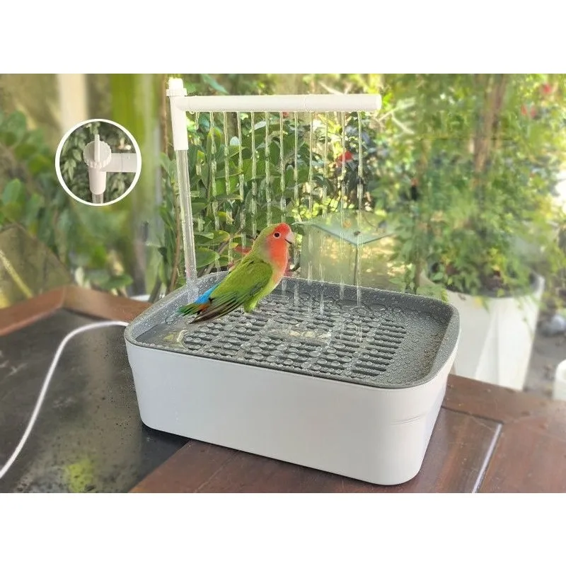 Parrot Special External Small Sun Automatic Circulating Bird Bath Tool Tub Work with Power Bank
Parrot Special External Small Sun Automatic Circulating Bird Bath Tool Tub Work with Power Bank