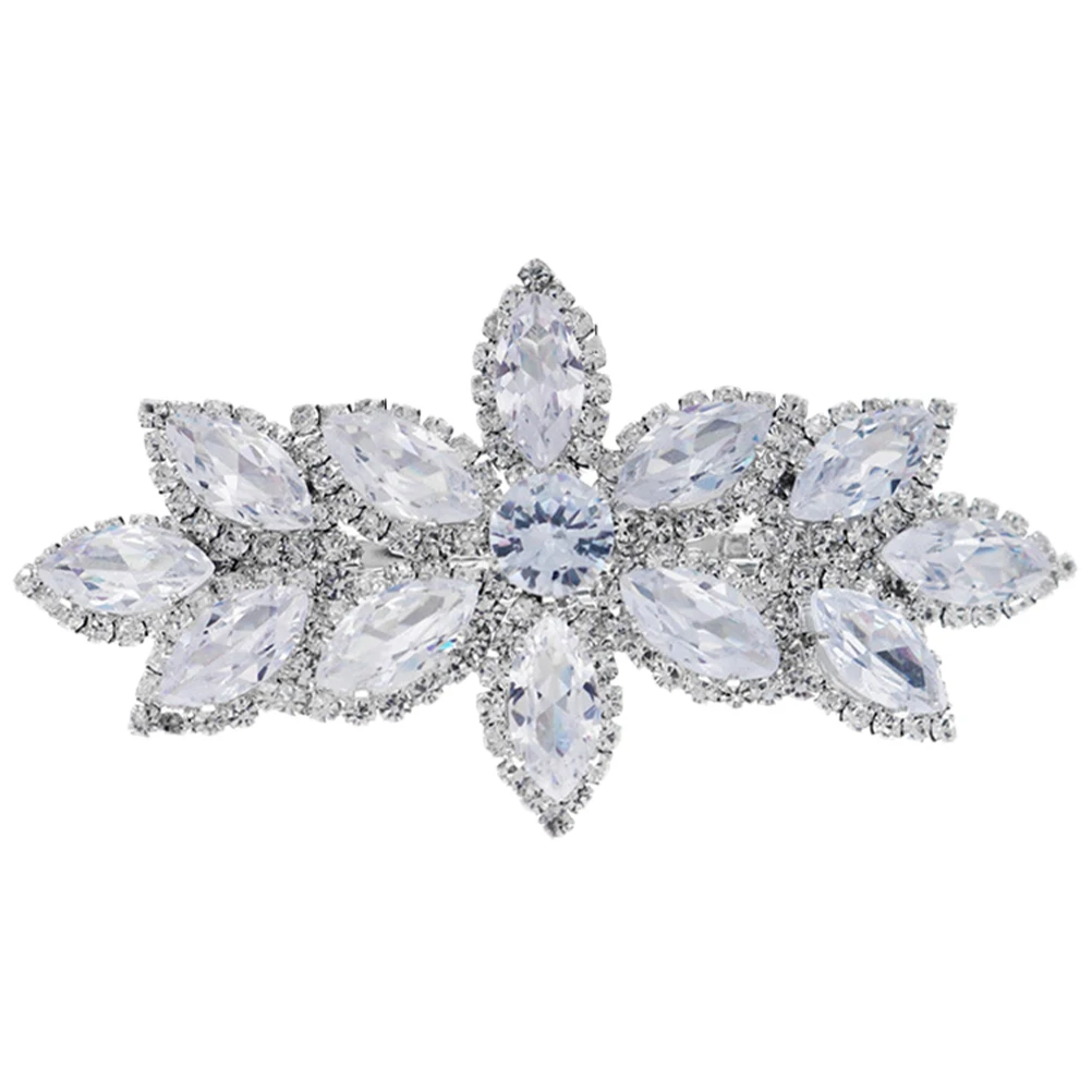 Rhinestone Hair Clip Crystal Wedding Hairpin Elegant Barrette for Women Girls Bridal Accessories Styling Hair Clip
Rhinestone Hair Clip Crystal Wedding Hairpin Elegant Barrette for Women Girls Bridal Accessories Styling Hair Clip