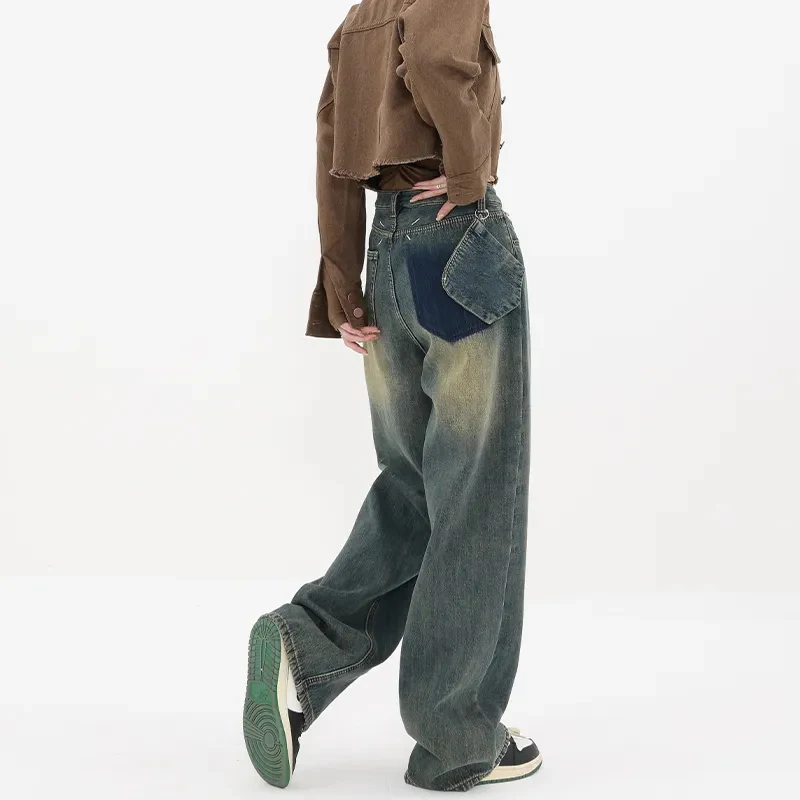 American Vintage High Waisted Jeans Women Chic Straight Loose Denim Pants Harajuku Y2K Casual Streetwear Trousers
American Vintage High Waisted Jeans Women Chic Straight Loose Denim Pants Harajuku Y2K Casual Streetwear Trousers