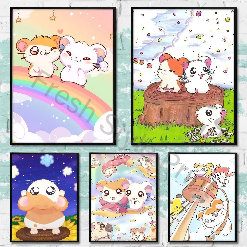 Cute H-Hamtaros Hamster Poster HD Art Sticky Wall Waterproof Home Living Room Bedroom Bar Aesthetic Decoration
Cute H-Hamtaros Hamster Poster HD Art Sticky Wall Waterproof Home Living Room Bedroom Bar Aesthetic Decoration