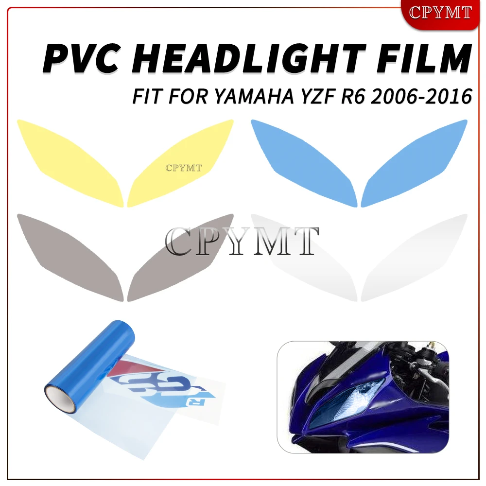 Motorcycle Head Lamp Sticker Headlight Film Decals Decorative Guard PVC film Fit For Yamaha YZF-R6 YZF R6 YZFR6 2006-2016
Motorcycle Head Lamp Sticker Headlight Film Decals Decorative Guard PVC film Fit For Yamaha YZF-R6 YZF R6 YZFR6 2006-2016