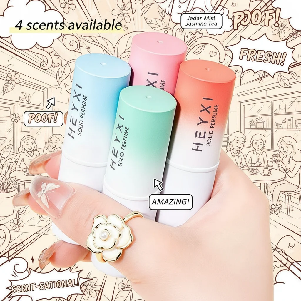 7g HEYXI Han Yuanxi Light Fragrance Solid Perfume Cream Portable Body Perfume for Students Male Female
7g HEYXI Han Yuanxi Light Fragrance Solid Perfume Cream Portable Body Perfume for Students Male Female