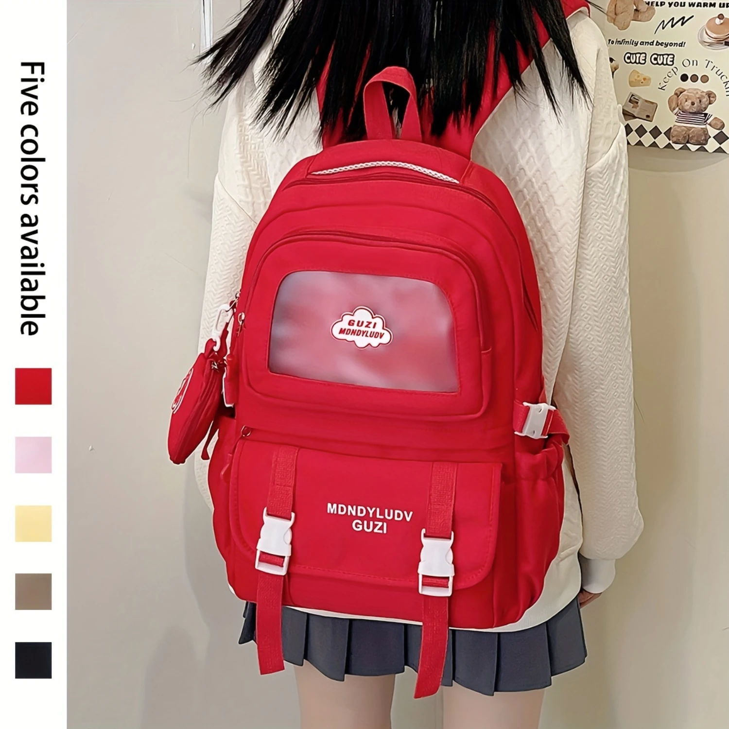 High-Capacity Backpack, Casual Nylon School Bag, Fashionable & Unique Design
High-Capacity Backpack, Casual Nylon School Bag, Fashionable & Unique Design