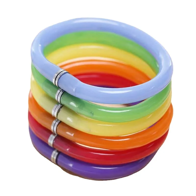 5 Pieces Flexible Cute Soft Plastic Bangle Bracelet Ballpoint Pens School Office Supplies Birthday Gift
5 Pieces Flexible Cute Soft Plastic Bangle Bracelet Ballpoint Pens School Office Supplies Birthday Gift
