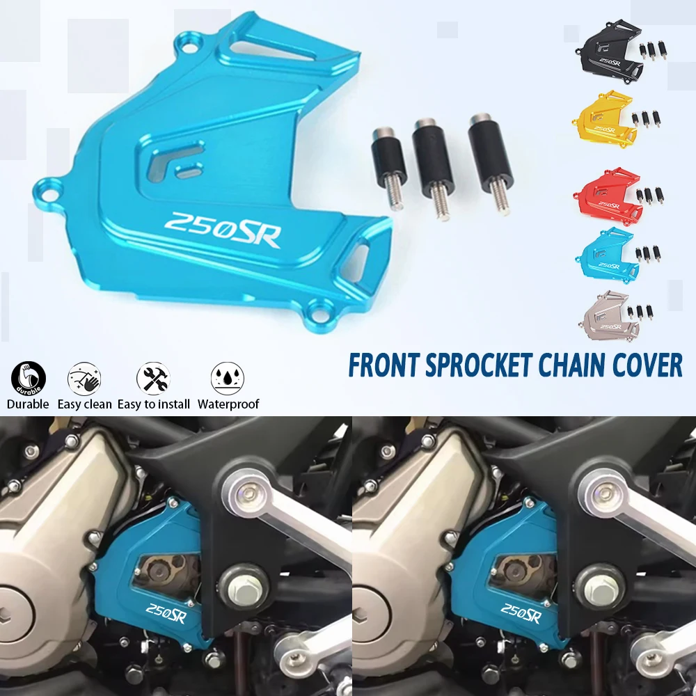 2025 Motorcycle Front Sprocket Cover Chain Guard Crash Protector FOR CFMOTO 250SR/ABS/MY22 250 SR 2019-2024 2023 2022 2021 2020
2025 Motorcycle Front Sprocket Cover Chain Guard Crash Protector FOR CFMOTO 250SR/ABS/MY22 250 SR 2019-2024 2023 2022 2021 2020
