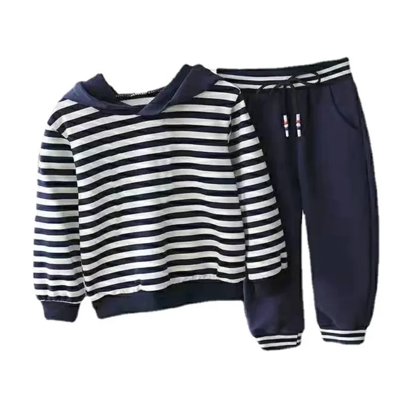 New Spring Autumn Baby Girls Clothes Suit Children Boys Striped Hoodies Pants 2Pcs/Sets Toddler Casual Costume Kids Tracksuits
New Spring Autumn Baby Girls Clothes Suit Children Boys Striped Hoodies Pants 2Pcs/Sets Toddler Casual Costume Kids Tracksuits