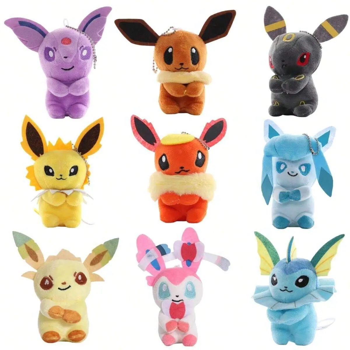 Anime Pokemon Plush Toys Eevee Vaporeon Jolteon Flareon Espeon Umbreon Leafeon Glaceon Sylveon Cute Doll Child Birthday Gifts
Anime Pokemon Plush Toys Eevee Vaporeon Jolteon Flareon Espeon Umbreon Leafeon Glaceon Sylveon Cute Doll Child Birthday Gifts