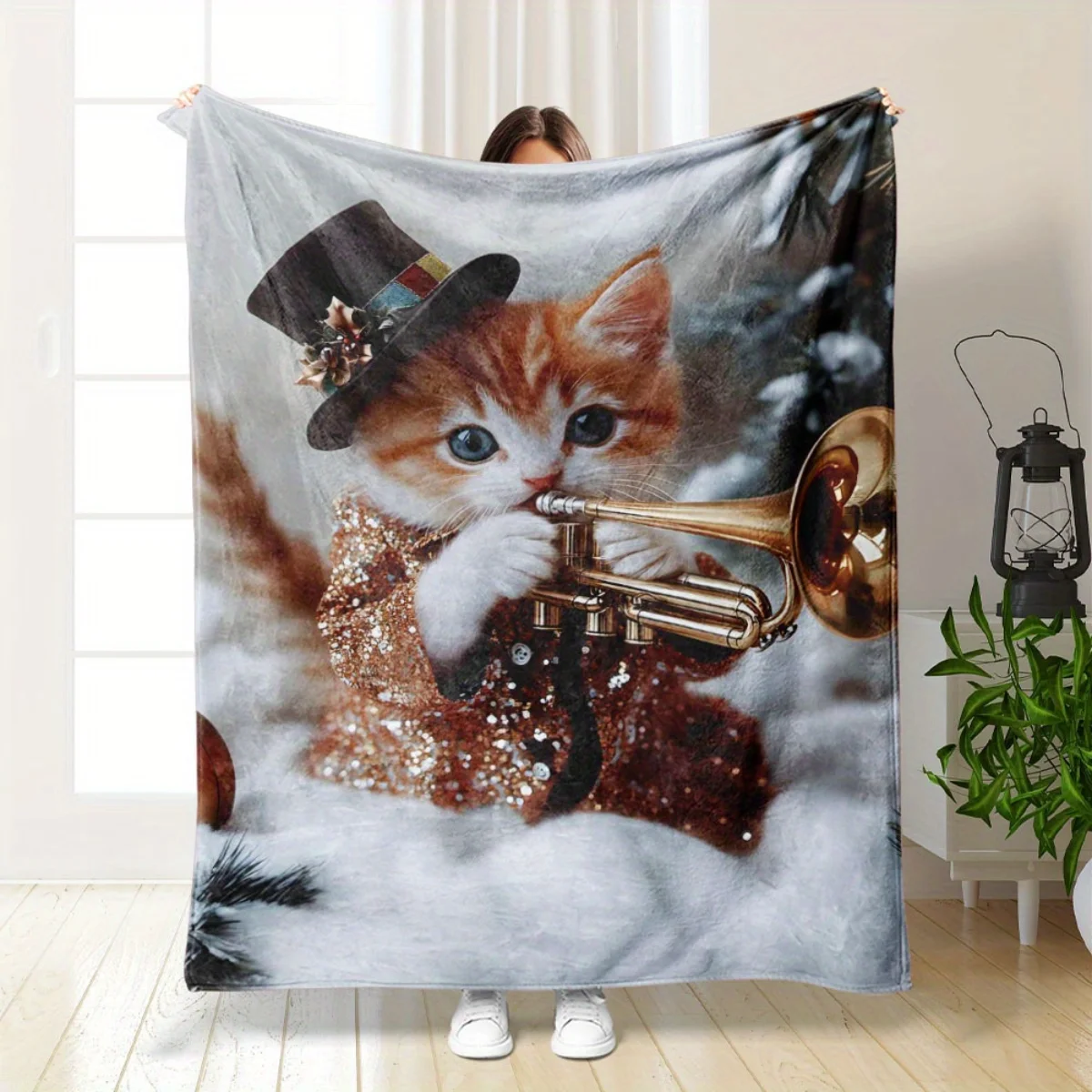 Фланелевое одеяло с принтом кошек и музыкальных инструментов — теплое и мягкое, идеально подходит для диванов, кроватей, гостиной, офисов и путешествий.
Фланелевое одеяло с принтом кошек и музыкальных инструментов — теплое и мягкое, идеально подходит для диванов, кроватей, гостиной, офисов и путешествий.