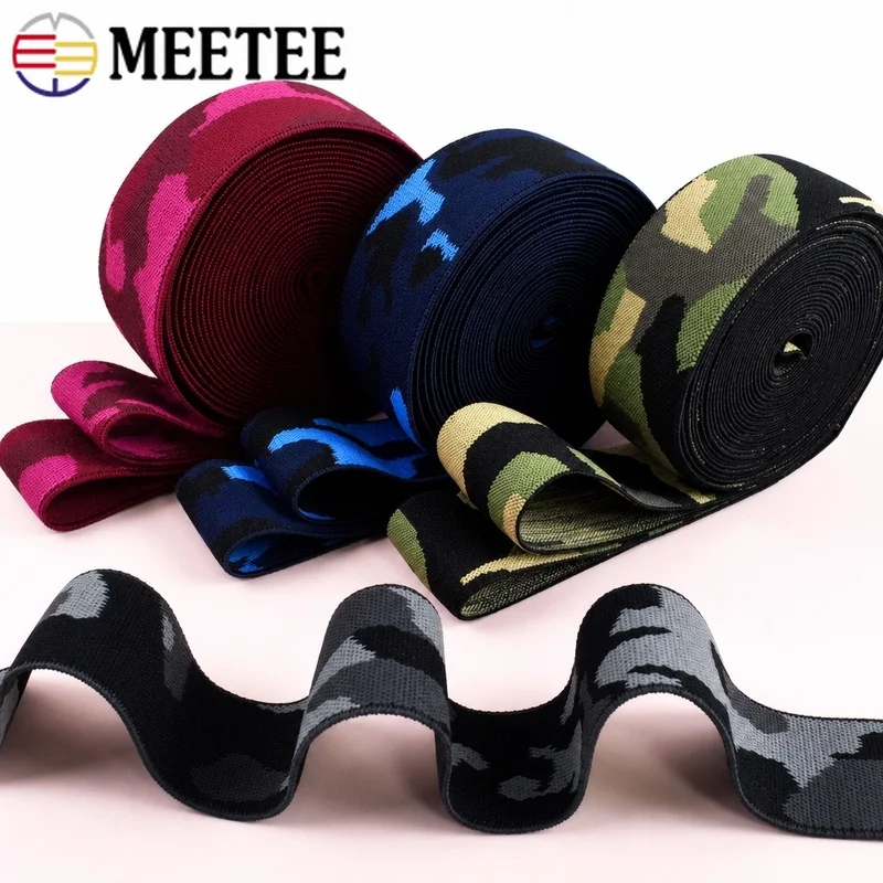 1/2/5M 38mm Camouflage Elastic Band for Waist Clothes Belt Rubber Bands Garment Decoration Stretch Tape DIY Sewing Accessories
1/2/5M 38mm Camouflage Elastic Band for Waist Clothes Belt Rubber Bands Garment Decoration Stretch Tape DIY Sewing Accessories