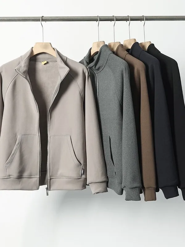 Мужской вязаный кардиган с воротником-стойкой на флисовой подкладке, эластичный свитер, верхняя одежда, теплый, удобный, спортивный, из полиэстера
Мужской вязаный кардиган с воротником-стойкой на флисовой подкладке, эластичный свитер, верхняя одежда, теплый, удобный, спортивный, из полиэстера