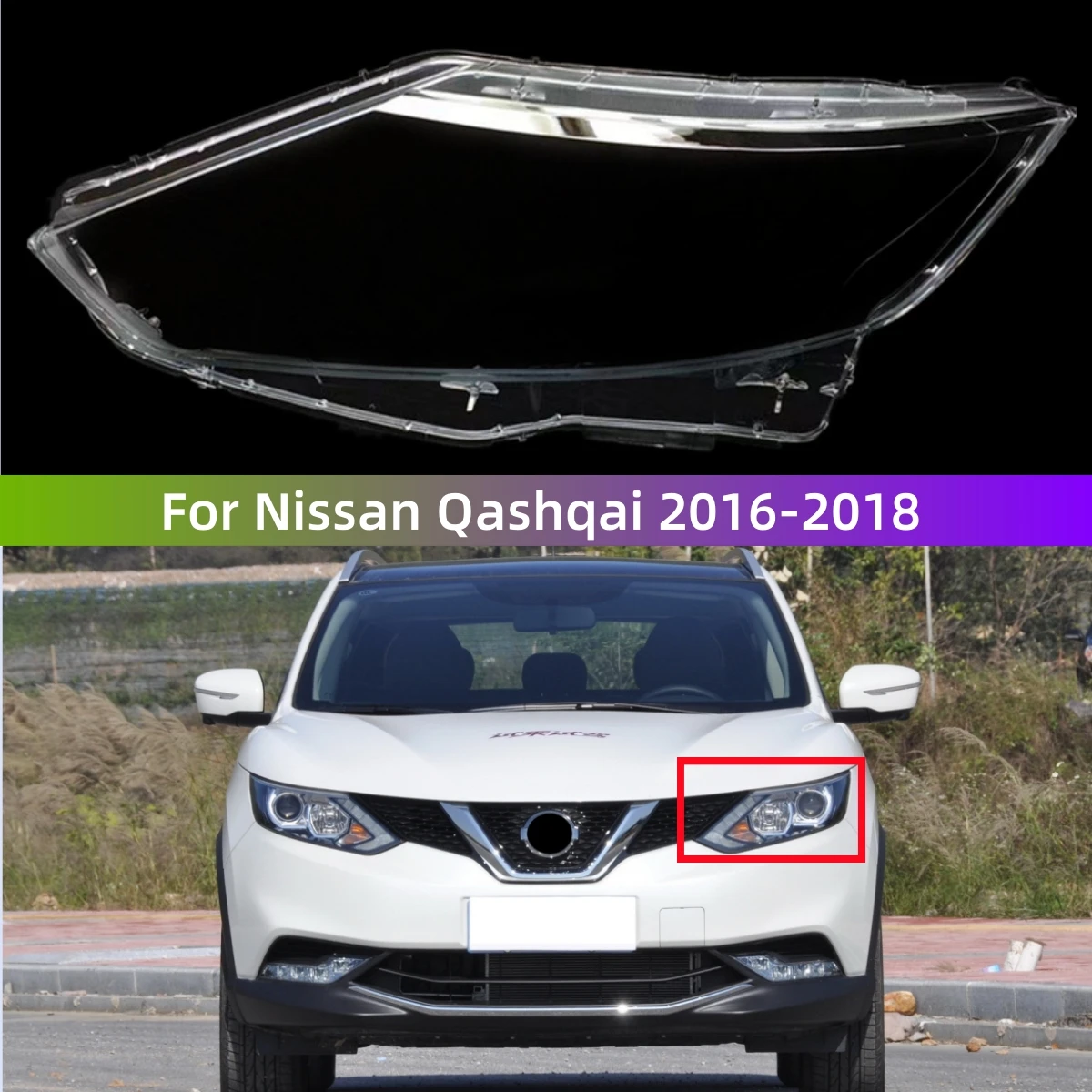 For Nissan Qashqai 2016 2017 2018 Accessories Cars Headlight Cover Replace The Original Lampshade
For Nissan Qashqai 2016 2017 2018 Accessories Cars Headlight Cover Replace The Original Lampshade