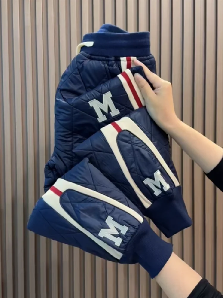 Winter Thiened Crion Cotton Sweatpants Women's Casual High Waist Slimming Harlan Pants Faionable Cuffed Trousers
Winter Thiened Crion Cotton Sweatpants Women's Casual High Waist Slimming Harlan Pants Faionable Cuffed Trousers