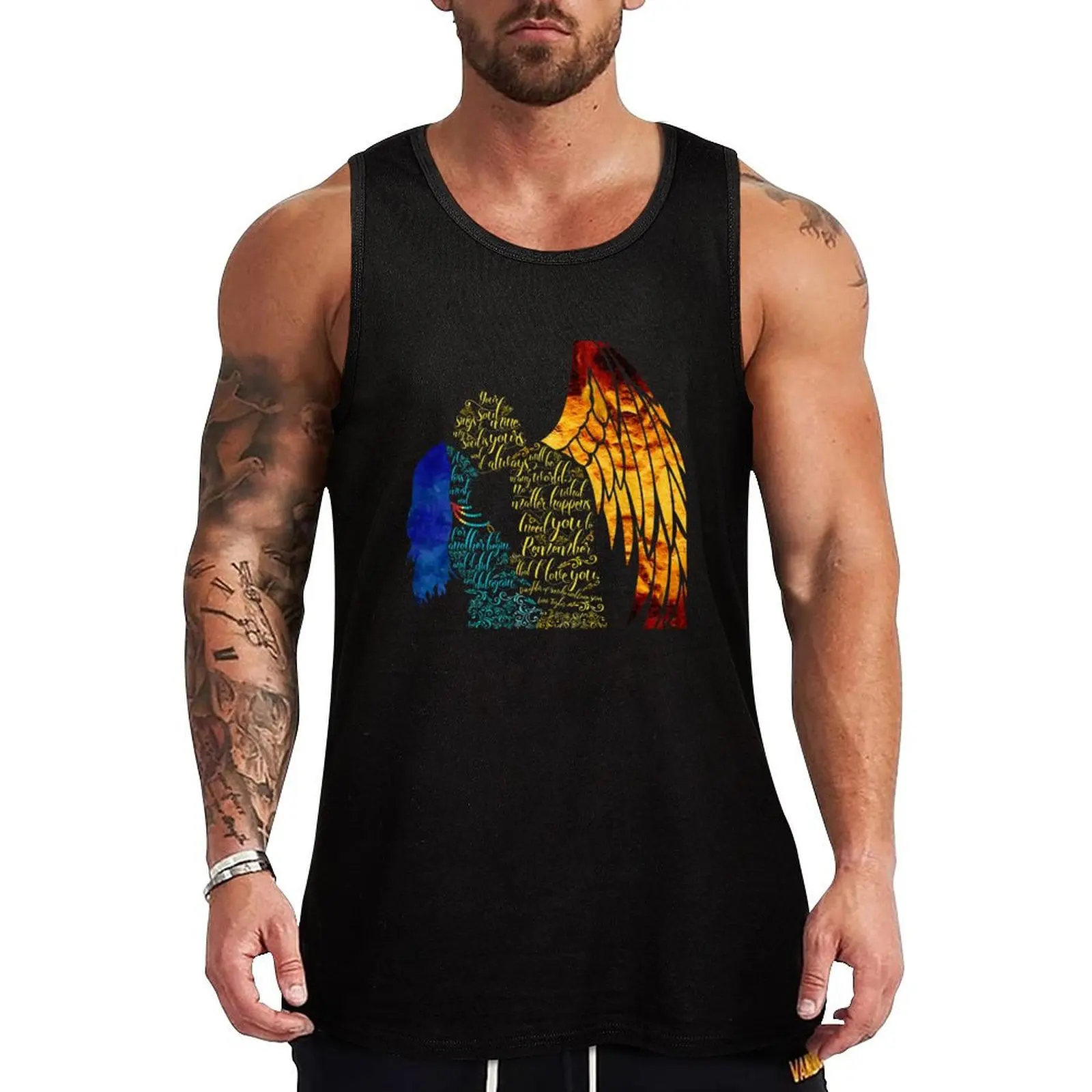 Your soul sings to mine... - Akiva. Daughter of Smoke and Bone. Tank Top Men sleeveless tee Gym T-shirts for men
Your soul sings to mine... - Akiva. Daughter of Smoke and Bone. Tank Top Men sleeveless tee Gym T-shirts for men