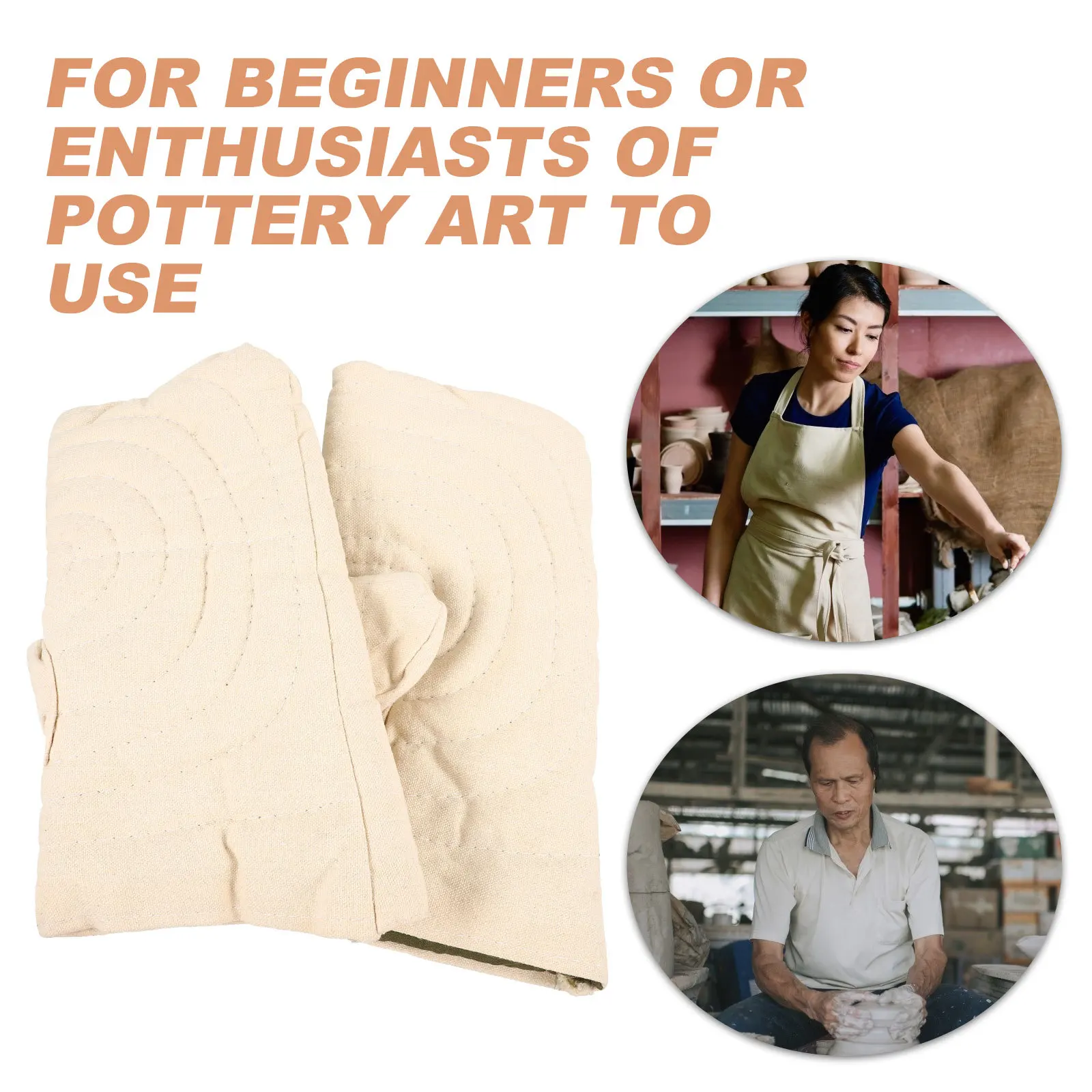 1Pair Kiln Gloves Anti-Scalding Heat Resistant Cotton Mittens for Pottery Clay Kiln Protection Durable Comfortable Gloves
1Pair Kiln Gloves Anti-Scalding Heat Resistant Cotton Mittens for Pottery Clay Kiln Protection Durable Comfortable Gloves