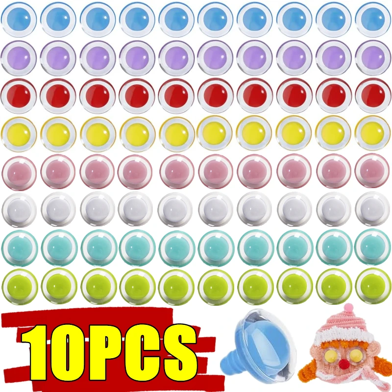 New 10PCS Clear Colorful Safety Eyes 25mm 30mm 3D Comical Round Gliter Toy Eyes for Amigurumi Making Animal Eyes DIY Accessory
New 10PCS Clear Colorful Safety Eyes 25mm 30mm 3D Comical Round Gliter Toy Eyes for Amigurumi Making Animal Eyes DIY Accessory
